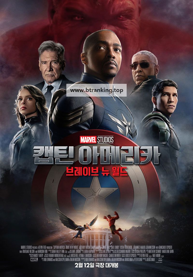 캡틴 아메리카 브레이브 뉴 월드상영중 Captain America: Brave New World, 2025.1080p.KORSUB.WEBRip.H264.AAC