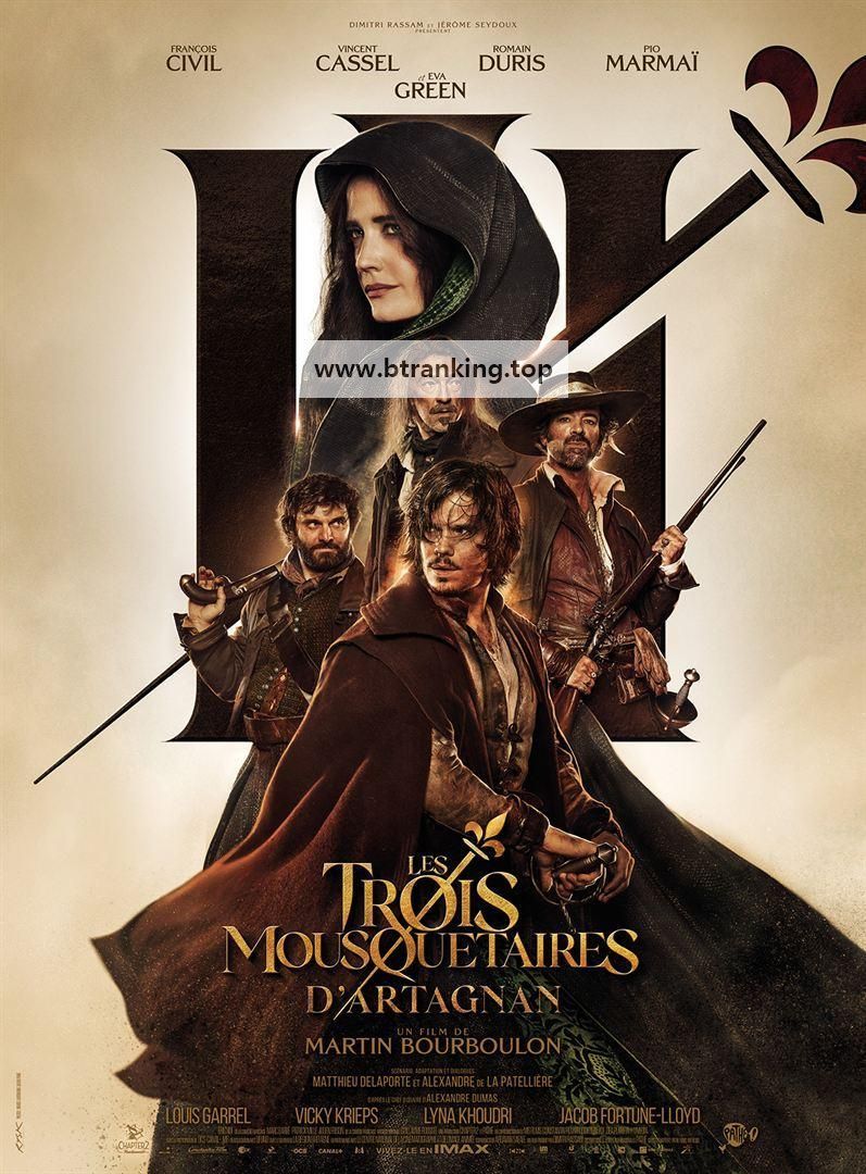 삼총사 파트1 달타냥 The Three Musketeers - Part I D'Artagnan ,2023.1080p.KORSUB.WEBRip.H264.AAC